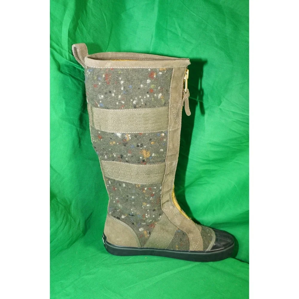 Sorel Womens Green Wool Zipper Knee High Winter Boots NL 1744-316 Size 7 - Picture 6 of 10